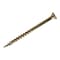 Grip-Rite Wood Screw, #8, 1-1/4 in, Zinc Yellow Flat Head Torx Drive 114GCS5 - alternate 1